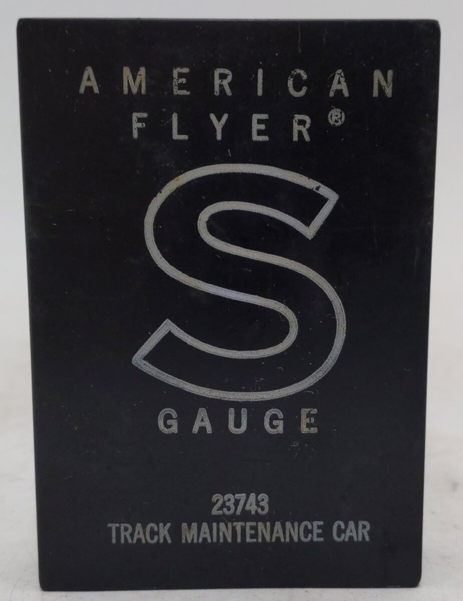 American Flyer 23743 Vintage S Track Maintenance Car EX/Box
