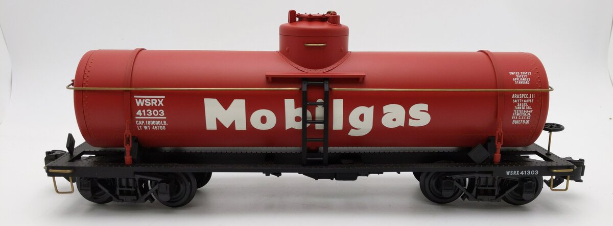 Aristo-Craft 41303 Mobilgas Single Dome Tank Car LN/Box