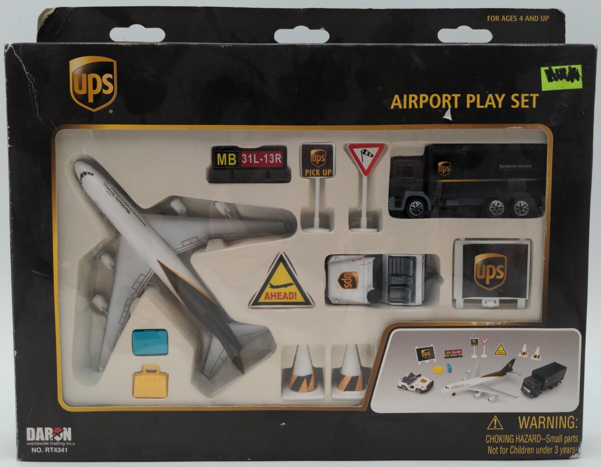 Daron Worldwide Trading RT4341 1:87 HO UPS Airport Playset LN/Box