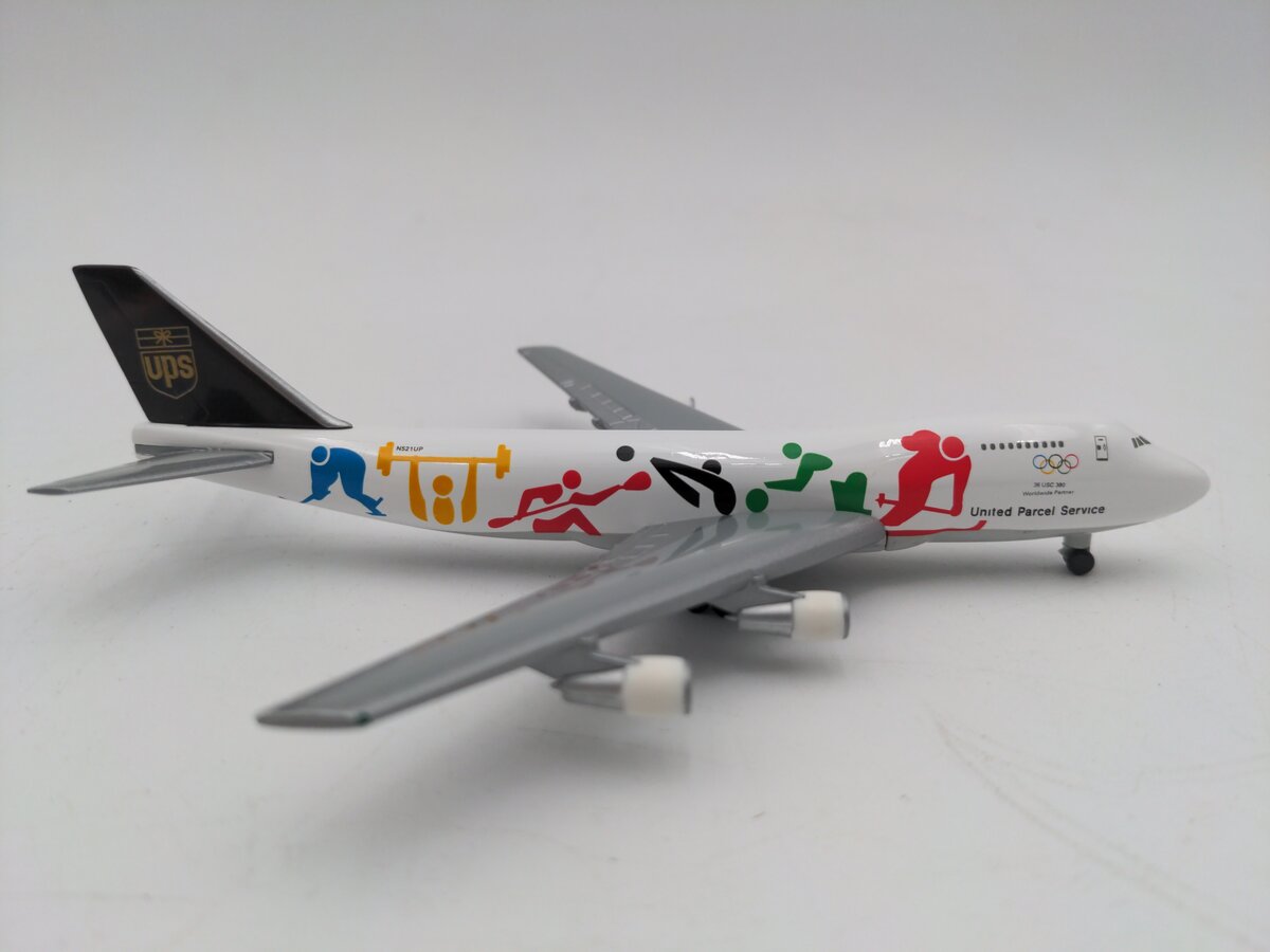 Herpa 747-200 1:500 Scale Diecast United Parcel Service #N521UP EX