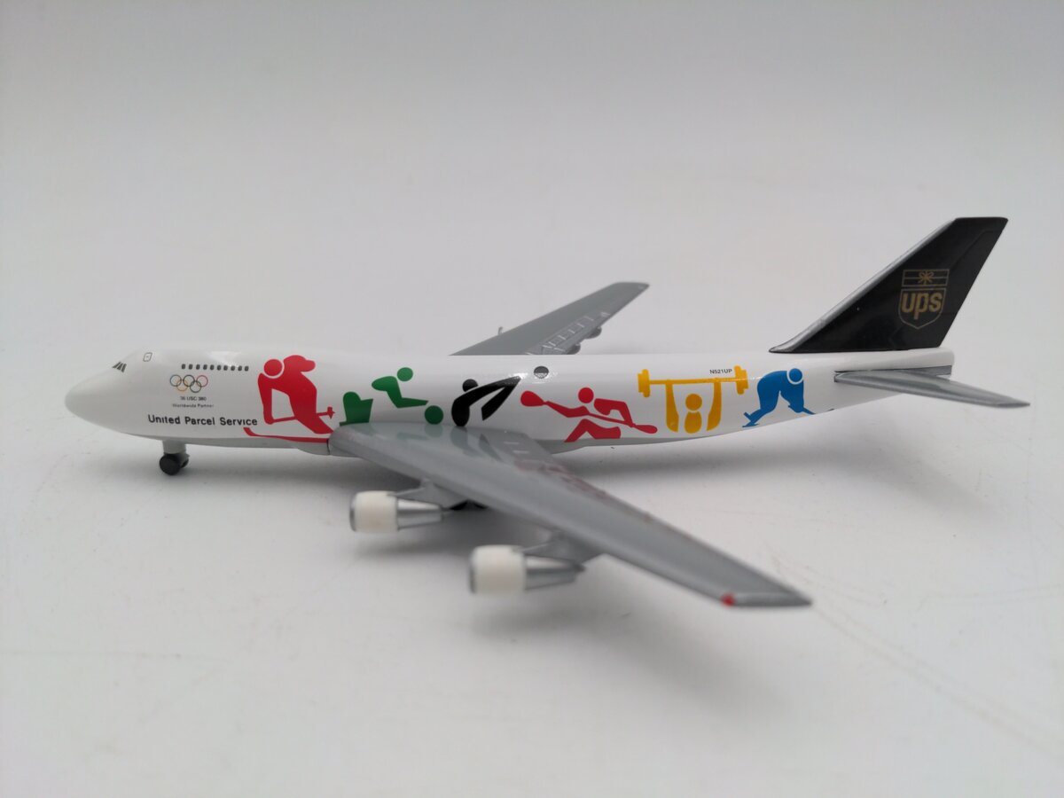 Herpa 747-200 1:500 Scale Diecast United Parcel Service #N521UP EX