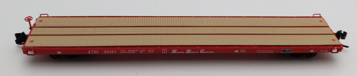 InterMountain 66403-11 N Scale ATSF Super Shock Central Flat Car #95367 LN/Box