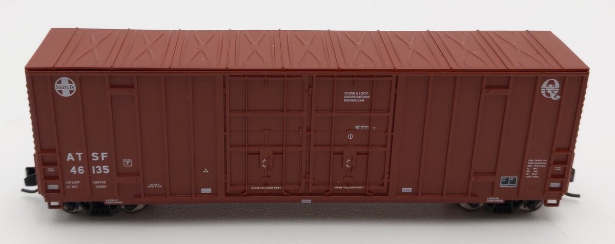 InterMountain 6133003-03 N Scale ATSF Double Door Boxcar #46135 LN/Box