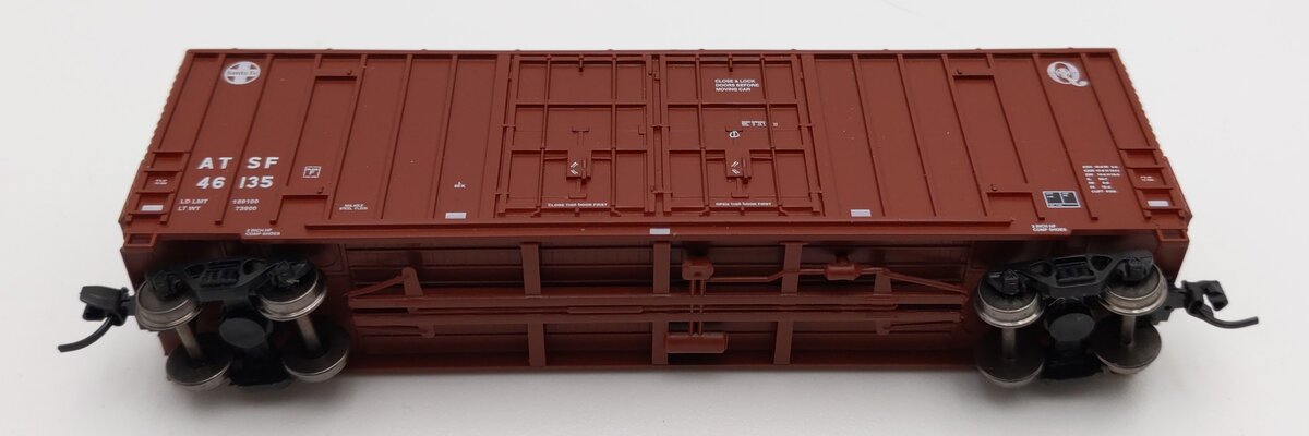 InterMountain 6133003-03 N Scale ATSF Double Door Boxcar #46135 LN/Box