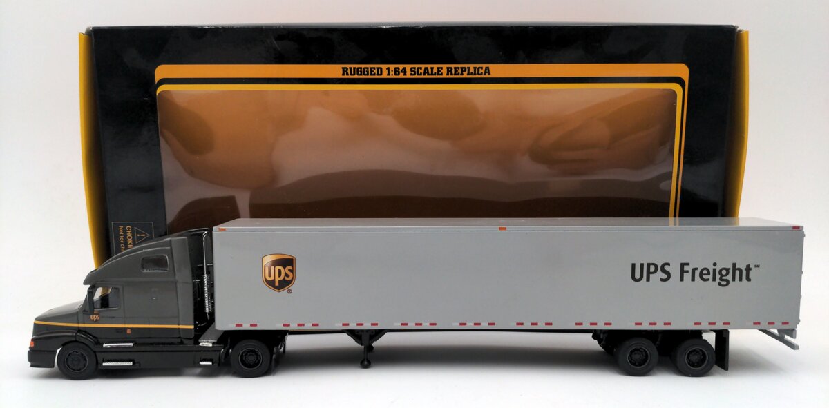 Trucks N' Stuff M3639366 1:64 UPS Freight - Volvo 660 with 53' Dry Van Trailer VG/Box