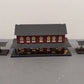 MTH 30-90094 O Dark Red Stone Passenger Station w/Dual Platforms-Custom