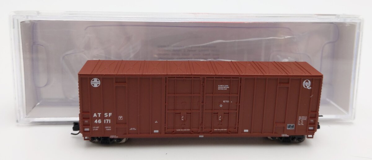 InterMountain 6133003-05 N Scale ATSF Double Door Boxcar #46171 LN/Box
