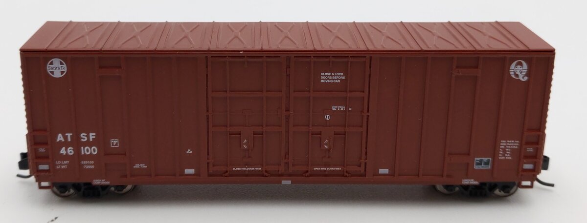 InterMountain 6133003-01 N Scale ATSF Double Door Boxcar #46100 LN/Box