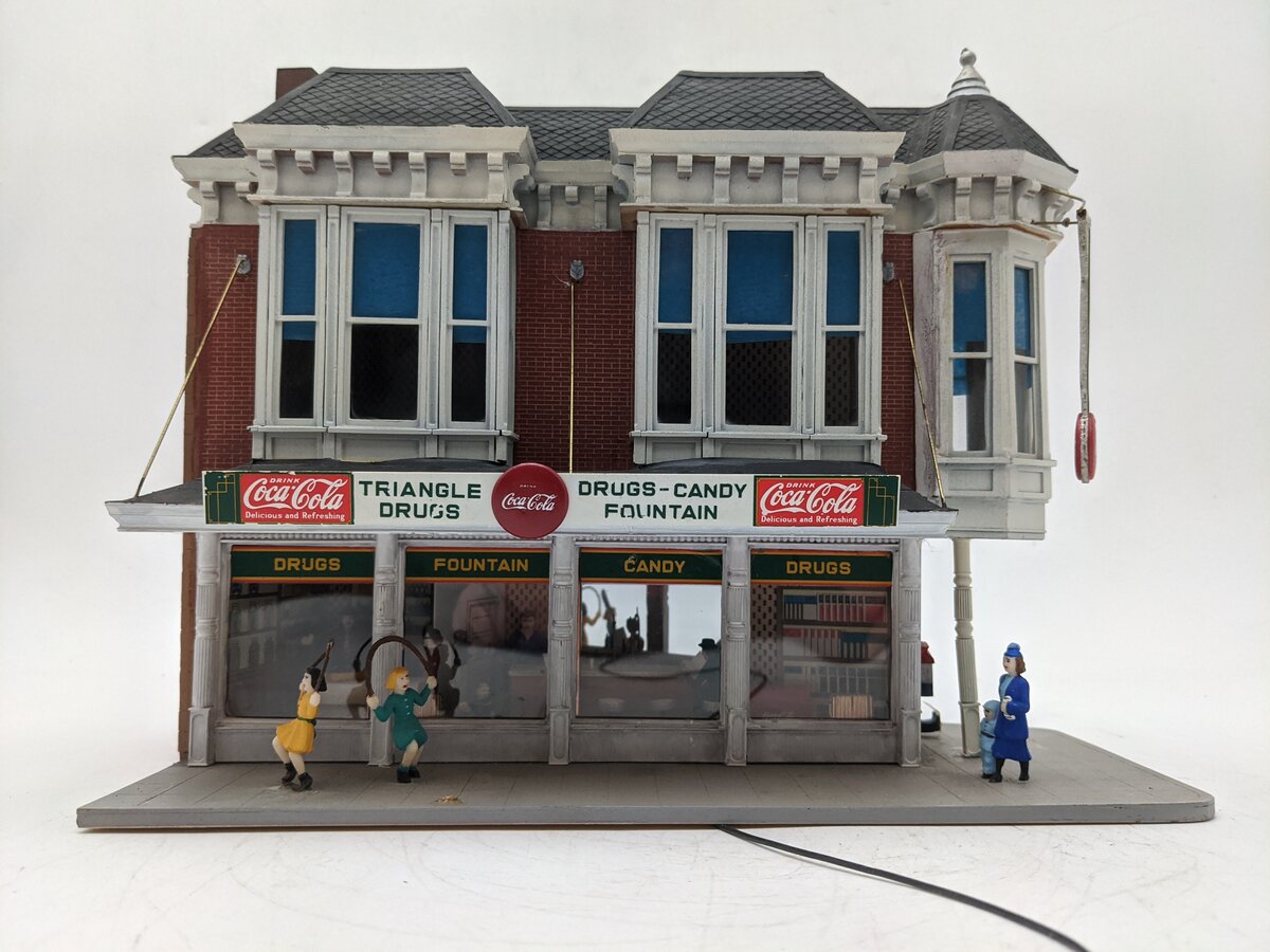 Berkshire Valley 808 O Scale Corner Drug Store Building Kit VG