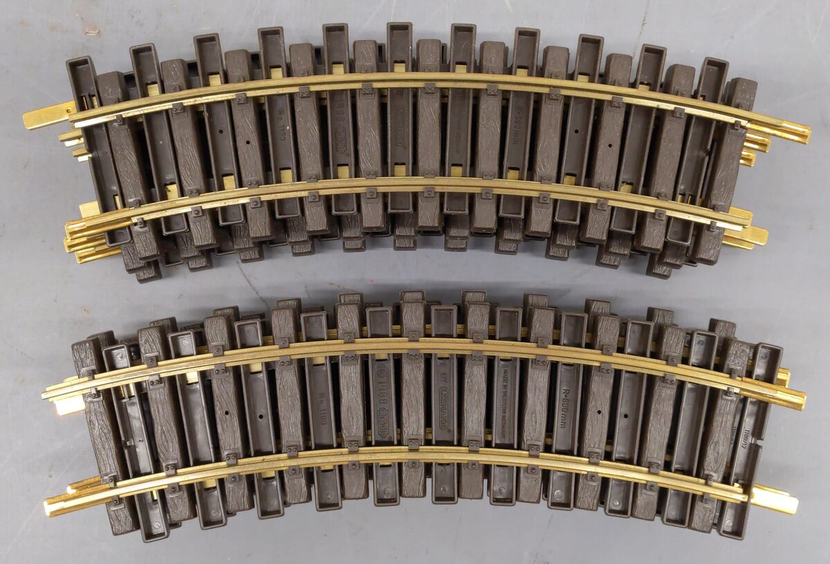 LGB 1100 G Scale 30 Degree Curved Track Sections (12) VG/Box