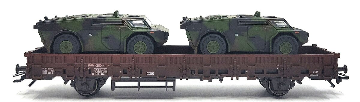 Marklin 46961 HO Scale Wurttemberg Gondola w/ 2 Fennek LN/Box