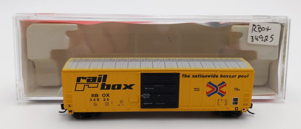InterMountain 67502-05 N Scale Railbox Boxcar #34925 LN/Box
