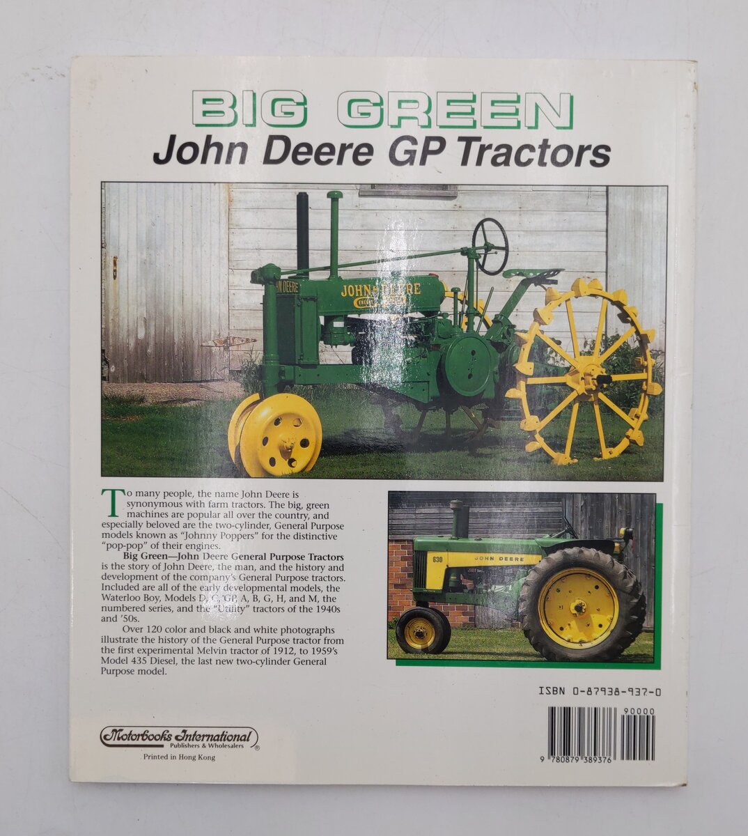 Big Green John Deere GP Tractors Paperback Book By Robert N. Pripps EX