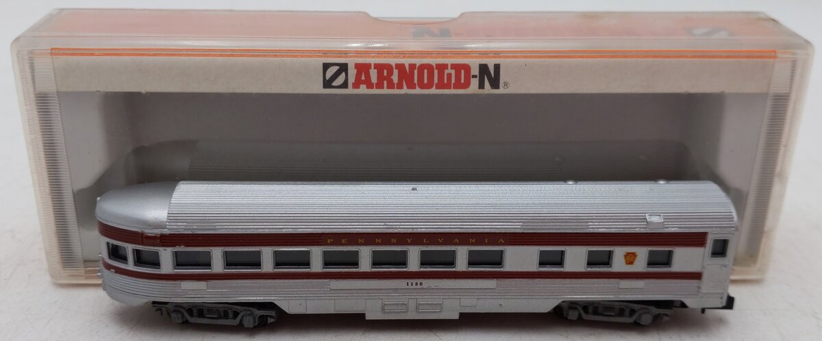 Arnold 5213 N Scale Pennsylvania Railroad Observation Car Passenger #1126 EX/Box