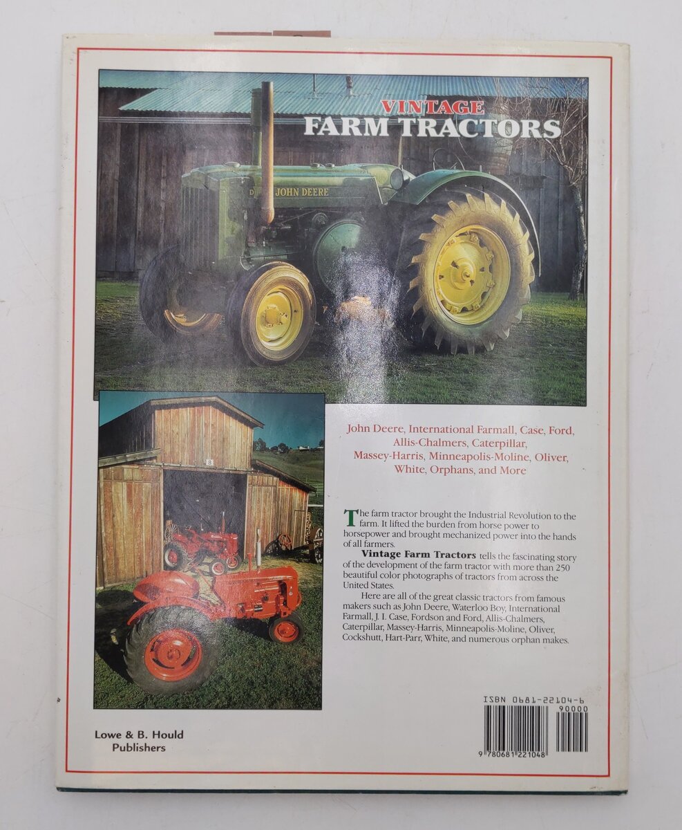 Vintage Farm Tractors Hardcover Book By Randy Leffingwell VG
