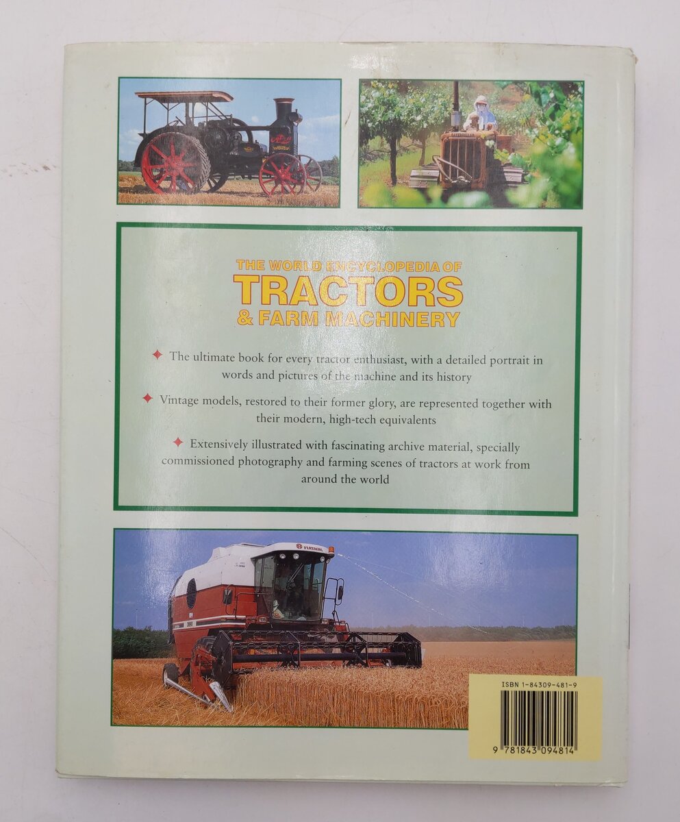 The World Encyclopedia Of Tractors & Farm Machinery Hardcover Book John Carroll VG