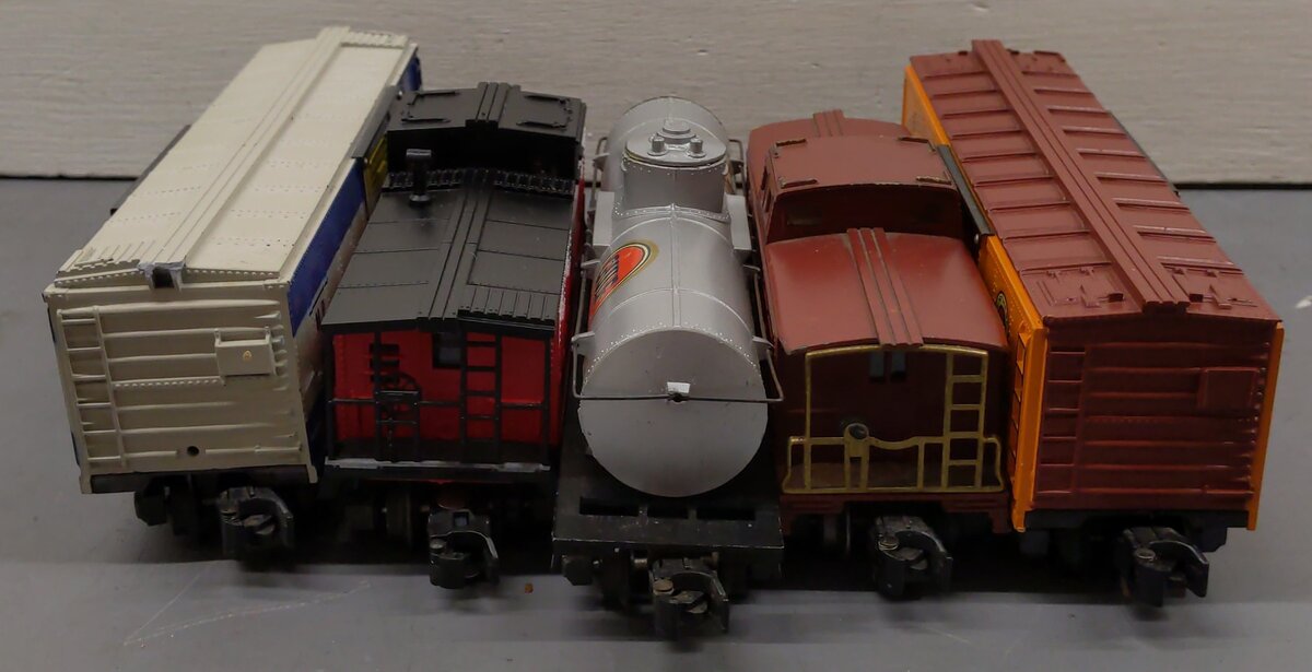 American Flyer S Scale Assorted Freight Cars 983, 947, 6-48713, 930, 925 [5] VG