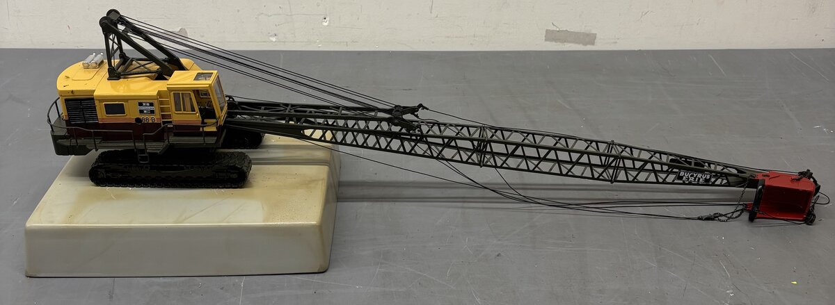 CCM 88B CCM BRASS Bucyrus Erie 88-B Series IV Dragline Crawler Crane EX