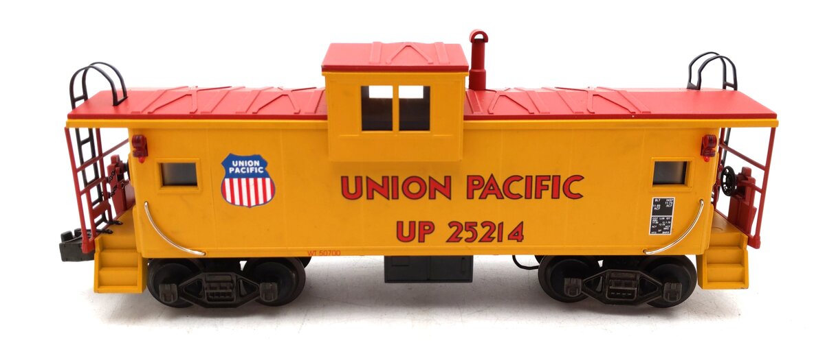 MTH 20-91013 Union Pacific Illuminated Extended Vision Caboose #25214 EX