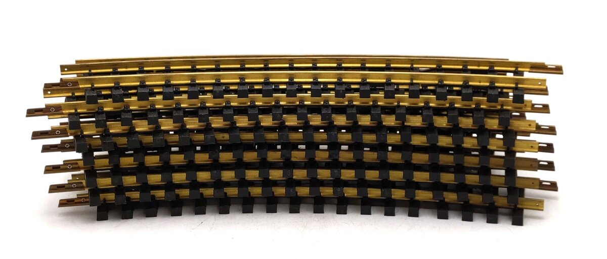 Aristo-Craft 30110 USA Style Brass Rail 5' Diameter Curved Track Sections (13) EX