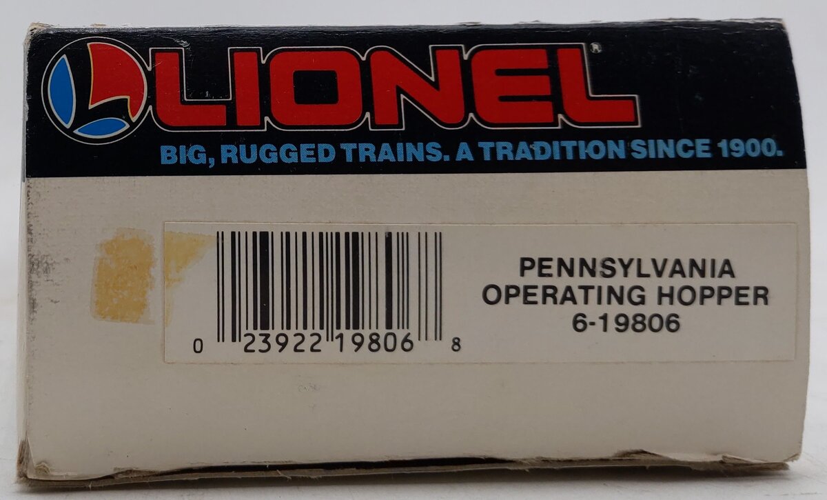 Lionel 6-19806 O Gauge Pennsylvania Operating Hopper #19806 EX/Box