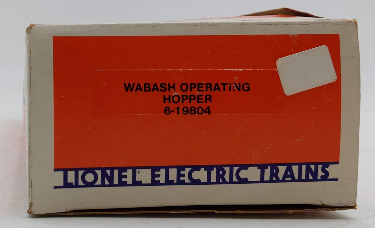 Lionel 6-19804 O Gauge Wabash Operating Hopper Car EX/Box