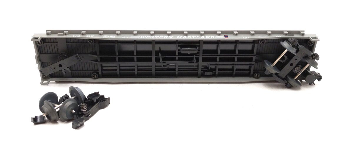 MTH 20-98102 O Western Maryland Flatcar with Log Load #2317 VG/Box