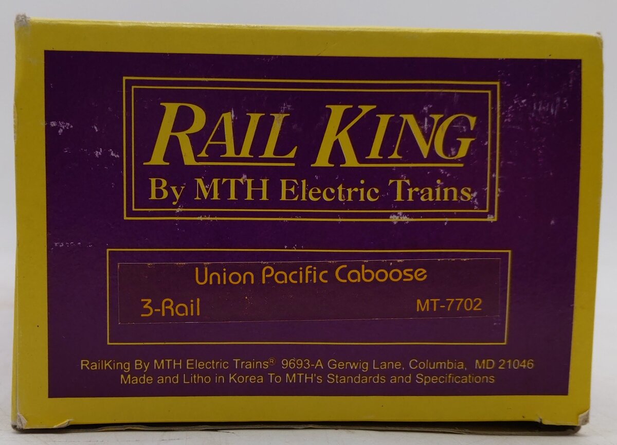 MTH 30-7702 O Gauge Union Pacific Caboose #3821 LN/Box