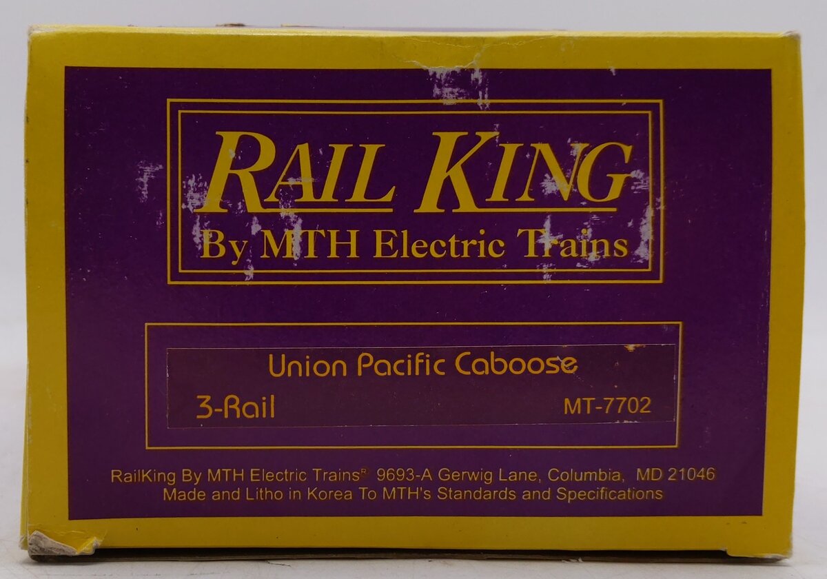 MTH 30-7702 O Gauge Union Pacific Caboose #3821 LN/Box