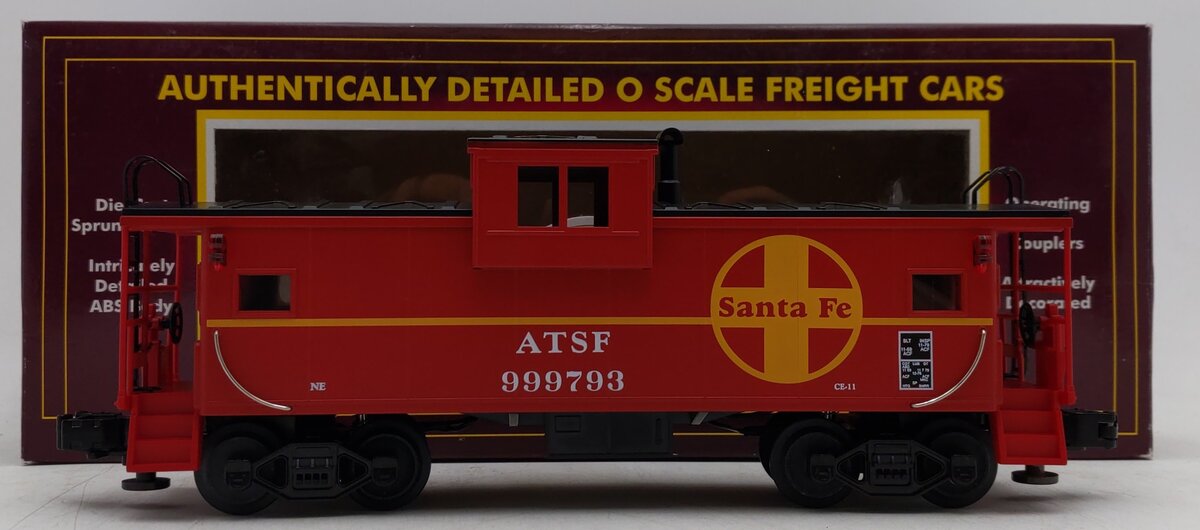 MTH 20-9105 O Gauge Santa Fe Extended Vision Caboose #999793 LN/Box