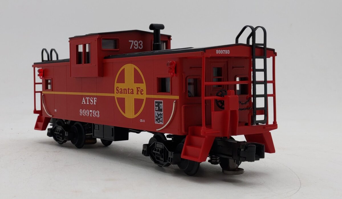 MTH 20-9105 O Gauge Santa Fe Extended Vision Caboose #999793 LN/Box
