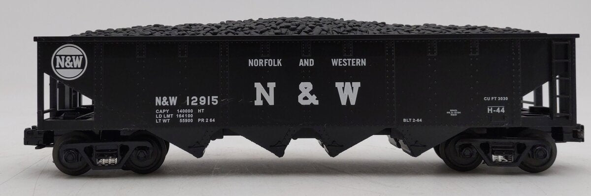 MTH 30-7525 O Gauge Norfolk & Western Operating Hopper Car #12915 EX/Box