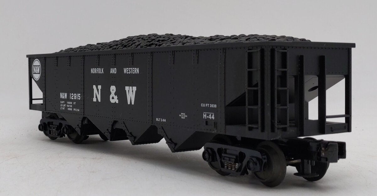 MTH 30-7525 O Gauge Norfolk & Western Operating Hopper Car #12915 EX/Box