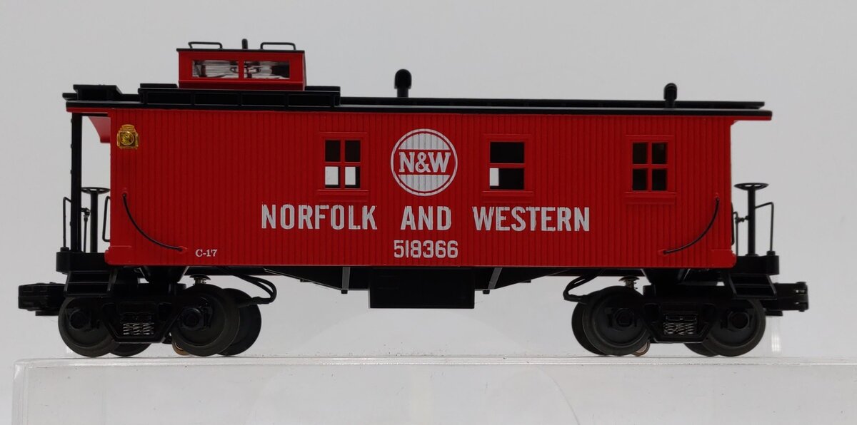 MTH 30-7736 O Gauge Norfolk and Western Woodside Caboose LN/Box
