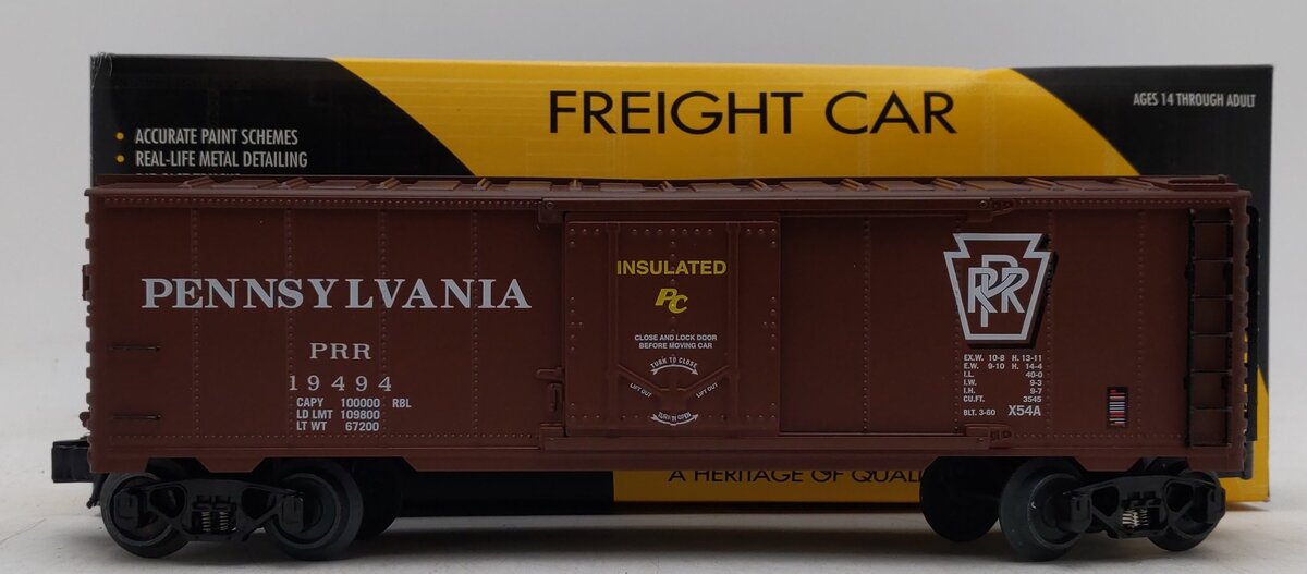 Lionel 6-22662 O Pennsylvania Wood-Sided Reefer Car #19494 LN/Box