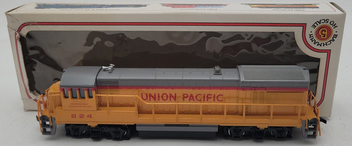 Bachmann 0625 HO Union Pacific GE U36B Diesel Locomotive #824 VG/Box