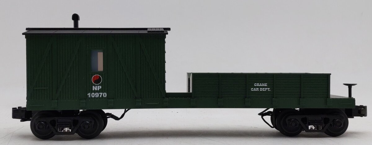 MTH 30-7913 O Gauge Northern Pacific Crane Tender Car #10970 LN/Box