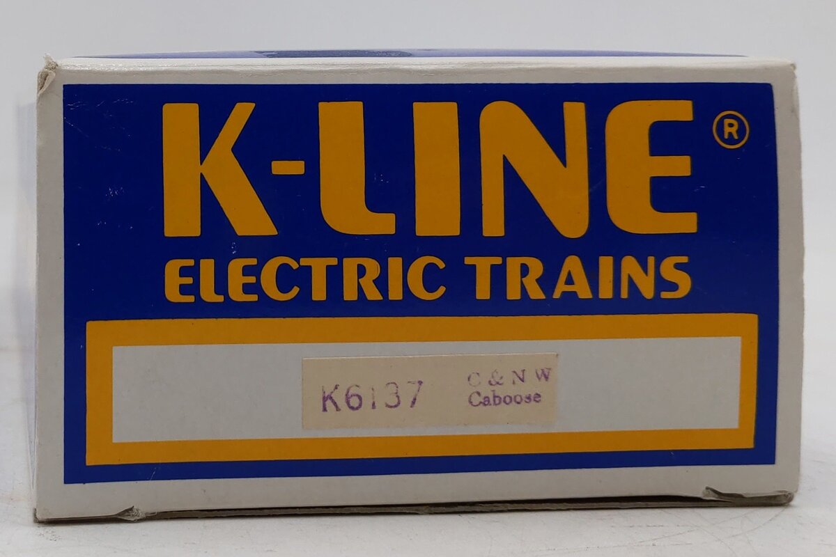 K-Line K6137 O/O27 Chicago & Northwestern Lighted Caboose LN/Box