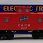 K-Line K6137 O/O27 Chicago & Northwestern Lighted Caboose LN/Box