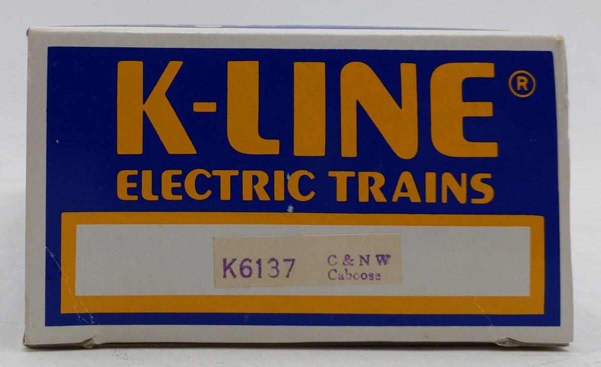 K-Line K6137 O/O27 Chicago & Northwestern Lighted Caboose LN/Box