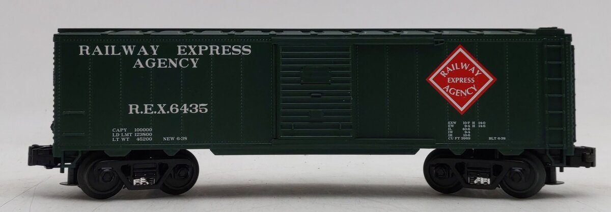 MTH 33-7413 O Gauge REA Single Door Box Car #6435 LN/Box