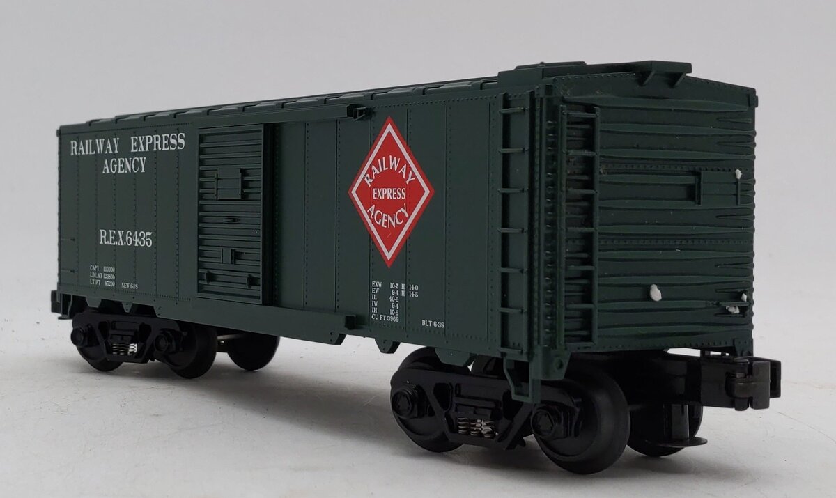 MTH 33-7413 O Gauge REA Single Door Box Car #6435 LN/Box