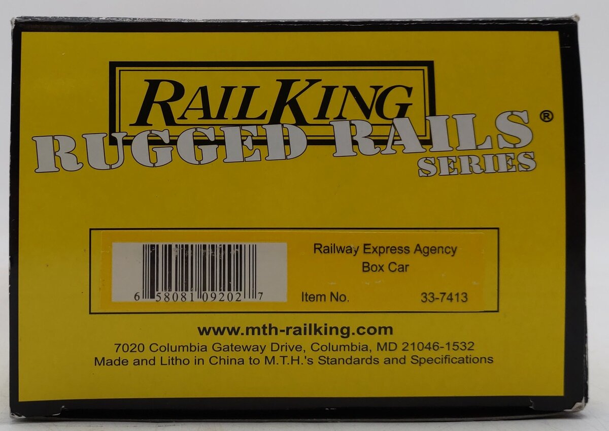 MTH 33-7413 O Gauge REA Single Door Box Car #6435 LN/Box