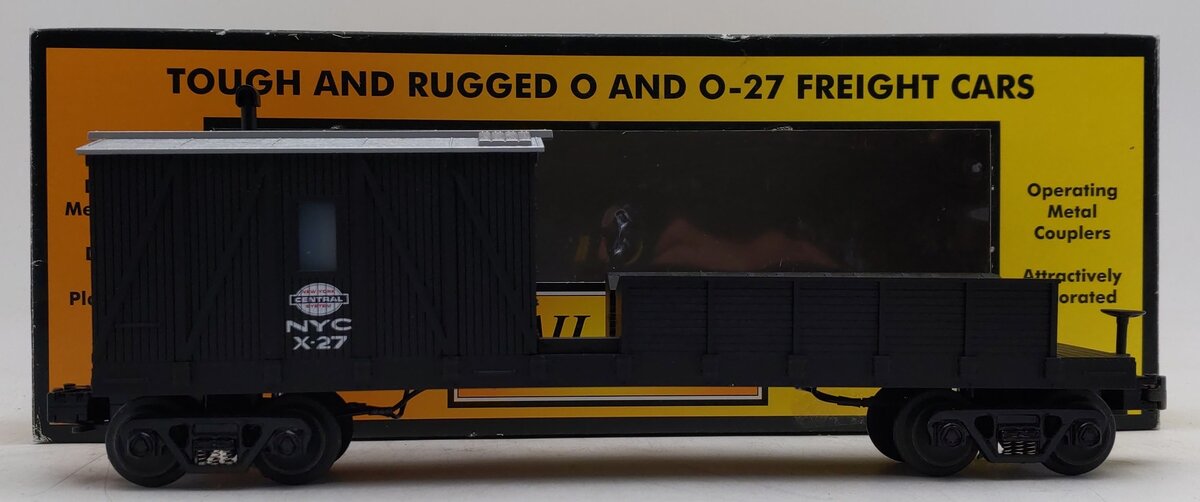 MTH 30-7912 O Gauge New York Central Crane Tender Car #X-27 LN/Box
