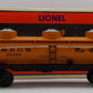 Lionel 6-26198 Rio Grande 3-Dome Tank Car LN/Box