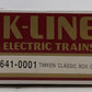 K-Line K641-0001 O Gauge Timken® Classic Boxcar LN/Box