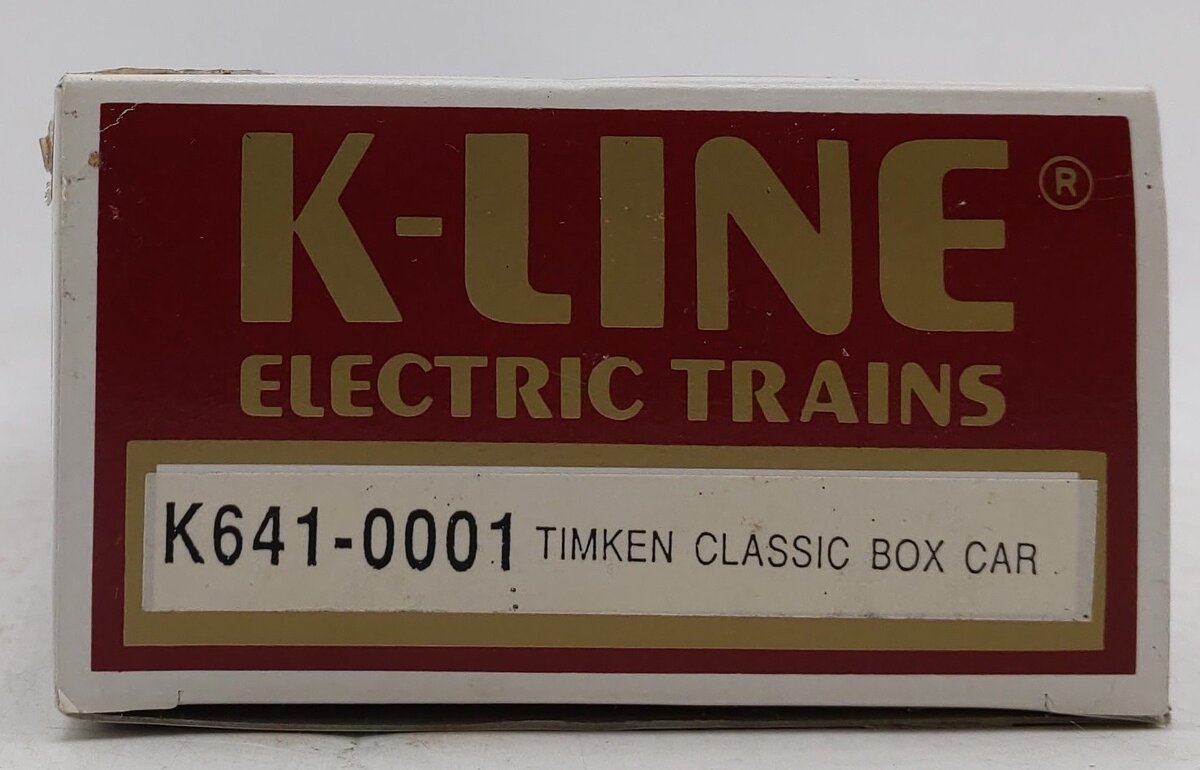K-Line K641-0001 O Gauge Timken® Classic Boxcar LN/Box