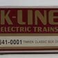 K-Line K641-0001 O Gauge Timken® Classic Boxcar LN/Box