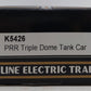 K-Line K5426 O Gauge Pennsylvania Salt Co. Triple Dome Tank Car LN/Box