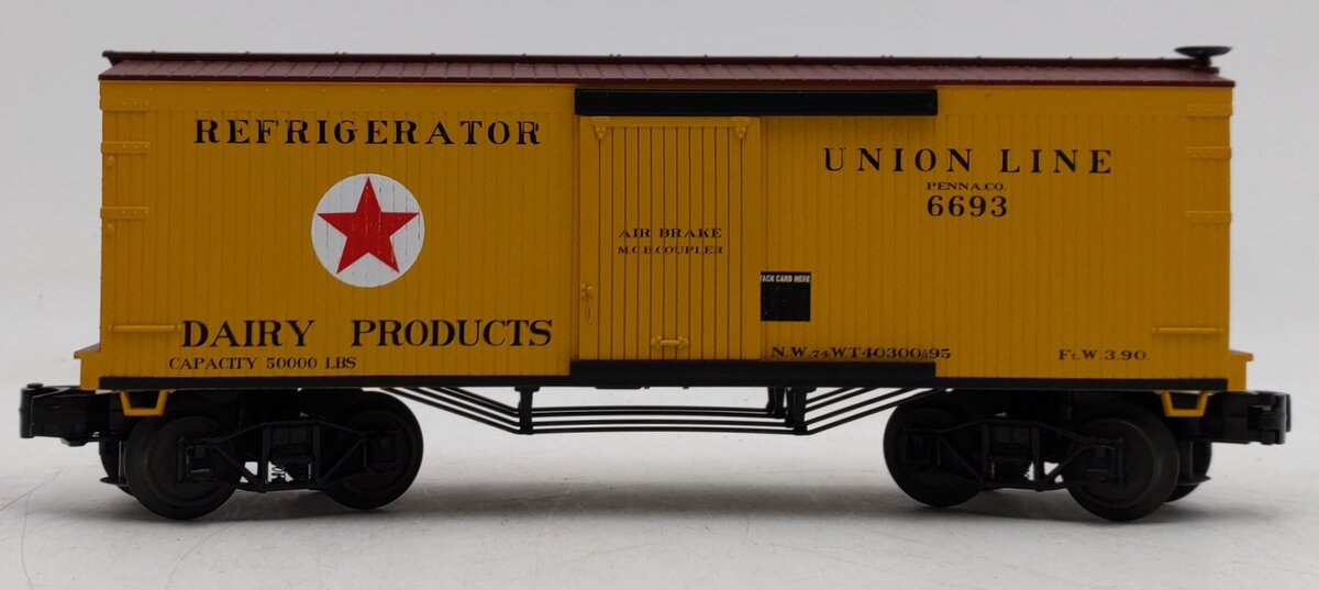 MTH 30-74697 O Pennsylvania Union Line 19th Century 34’ Boxcar LN/Box